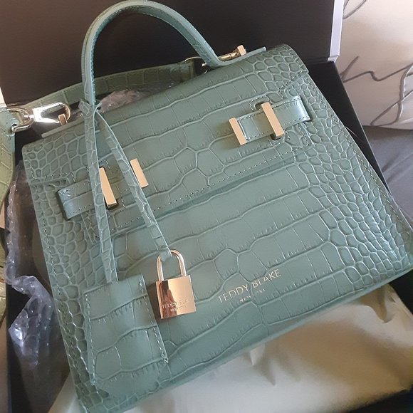 🌸BNIB Teddy Blake Ava Croco Gold DISCONTINUED 9"🌸 - Picture 1 of 12